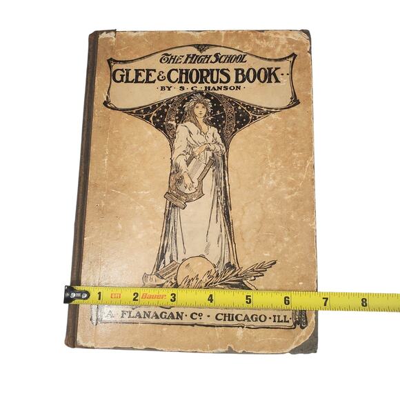 Antique Music Book The High School Glee and Chorus Book 1903 HC Flanagan Co - Picture 9 of 15
